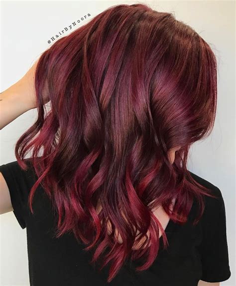 burgundy hair